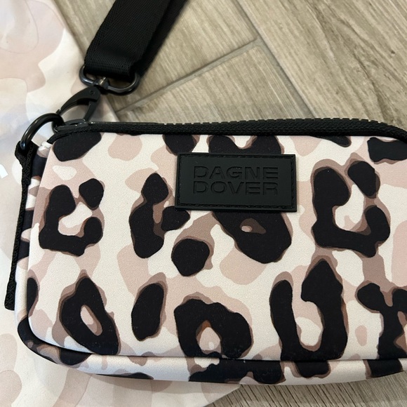 Dagne Dover Animal Print Crossbody Bag with Black Strap - Picture 2 of 6